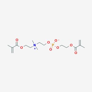 molecular formula C16H28NO8P B13135981 2-(Methacryloyloxy)ethyl (2-((2-(methacryloyloxy)ethyl)dimethylammonio)ethyl) phosphate 