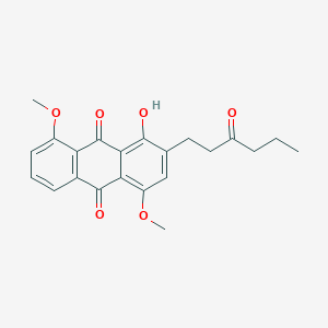 1-Hydroxy-4,8-dimethoxy-2-(3-oxohexyl)anthracene-9,10-dione