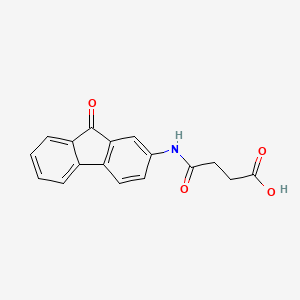 4-Oxo-4-[(9-oxo-9h-fluoren-2-yl)amino]butanoic acid