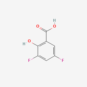 molecular formula C7H4F2O3 B1313607 3,5-二氟-2-羟基苯甲酸 CAS No. 84376-20-5