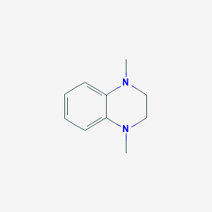 molecular formula C10H14N2 B13136097 Quinoxaline, 1,2,3,4-tetrahydro-1,4-dimethyl- CAS No. 2427-06-7