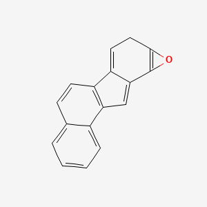 molecular formula C17H10O B13136109 2H-Benzo[7,8]fluoreno[1,2-b]oxirene CAS No. 246-62-8