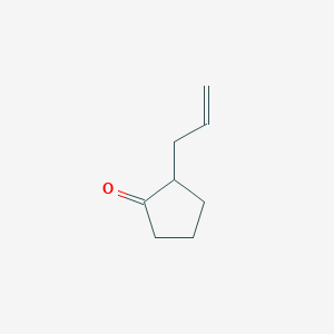 molecular formula C8H12O B1313613 2-烯丙基环戊酮 CAS No. 30079-93-7