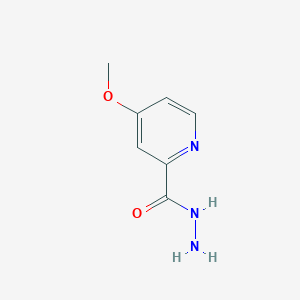 molecular formula C7H9N3O2 B1313614 4-甲氧基吡啶甲酰肼 CAS No. 187973-18-8