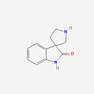 B1313615 Spiro[indoline-3,3'-pyrrolidin]-2-one CAS No. 6786-41-0