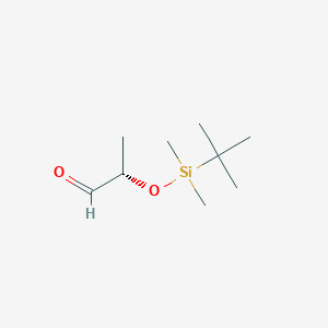 molecular formula C9H20O2Si B1313616 (S)-2-(叔丁基二甲基甲硅烷基氧基)丙醛 CAS No. 87727-28-4