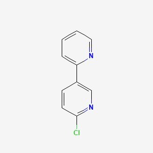 molecular formula C10H7ClN2 B1313617 6'-氯-[2,3']联吡啶 CAS No. 93297-75-7