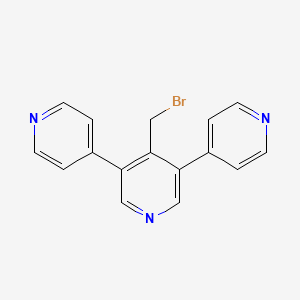 4-(bromomethyl)-3,5-dipyridin-4-ylpyridine