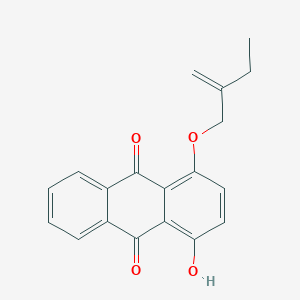 1-Hydroxy-4-(2-methylidenebutoxy)anthracene-9,10-dione