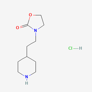 3-(2-(Piperidin-4-YL)ethyl)oxazolidin-2-one hcl