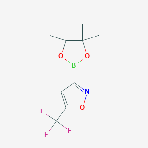 3-(4,4,5,5-Tetramethyl-1,3,2-dioxaborolan-2-yl)-5-(trifluoromethyl)isoxazole