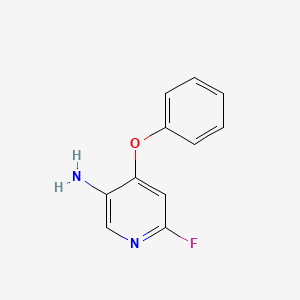 6-Fluoro-4-phenoxypyridin-3-amine