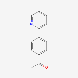 molecular formula C13H11NO B1313639 1-(4-吡啶-2-基苯基)-乙酮 CAS No. 173681-56-6