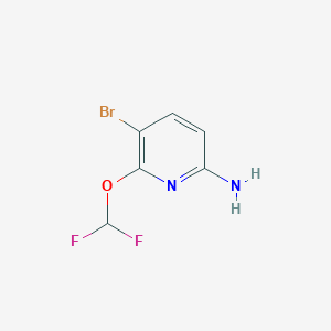 5-Bromo-6-(difluoromethoxy)pyridin-2-amine