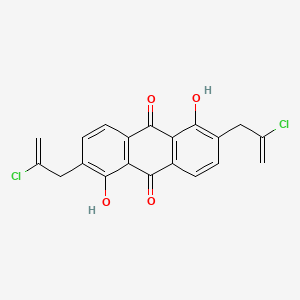 2,6-Bis(2-chloroprop-2-en-1-yl)-1,5-dihydroxyanthracene-9,10-dione