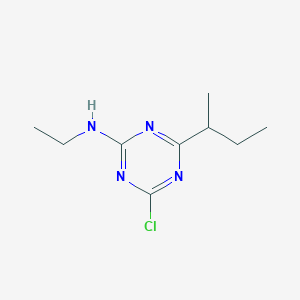 4-(Butan-2-yl)-6-chloro-N-ethyl-1,3,5-triazin-2-amine