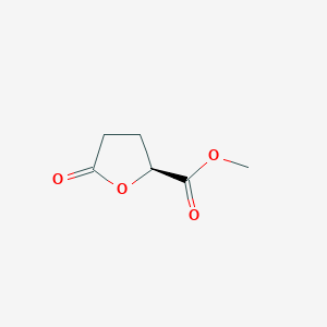 molecular formula C6H8O4 B1313650 (S)-甲基-5-氧代四氢呋喃-2-羧酸酯 CAS No. 21461-85-8