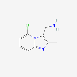 (5-Chloro-2-methylimidazo[1,2-a]pyridin-3-yl)methanamine