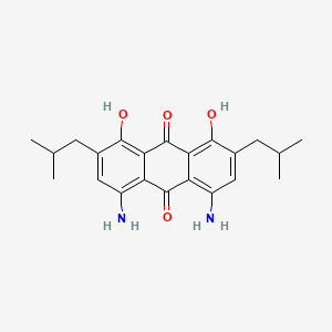 4,5-Diamino-1,8-dihydroxy-2,7-bis(2-methylpropyl)anthraquinone