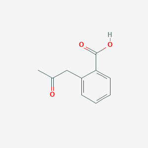 molecular formula C10H10O3 B1313660 2-(2-氧代丙基)苯甲酸 CAS No. 2852-91-7