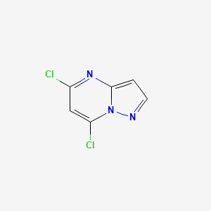 molecular formula C6H3Cl2N3 B1313661 5,7-二氯吡唑并[1,5-a]嘧啶 CAS No. 57489-77-7