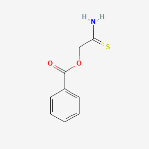 molecular formula C9H9NO2S B1313663 2-Benzoyloxyethanethioamide CAS No. 40516-65-2