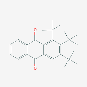 1,2,3-Tri-tert-butylanthracene-9,10-dione