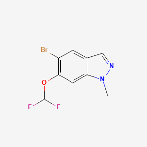 5-Bromo-6-(difluoromethoxy)-1-methyl-1H-indazole