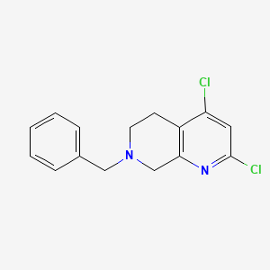 7-Benzyl-2,4-dichloro-5,6,7,8-tetrahydro-1,7-naphthyridine