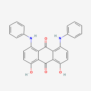 1,8-Dihydroxy-4,5-bis(phenylamino)anthraquinone