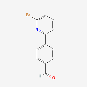 molecular formula C12H8BrNO B1313671 4-(6-溴吡啶-2-基)苯甲醛 CAS No. 588727-65-5
