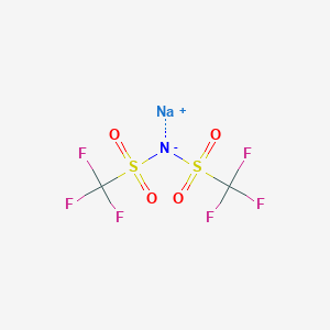 molecular formula C2F6NNaO4S2 B1313672 双(三氟甲磺酰)亚胺钠 CAS No. 91742-21-1