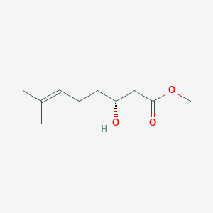 B1313675 (R)-methyl-3-hydroxy-7-methyl-6-octenoate CAS No. 87894-26-6
