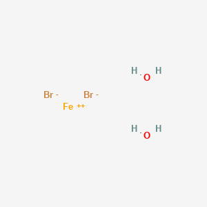 molecular formula Br2FeH4O2 B13136761 Iron(II)bromidedihydrate CAS No. 20049-65-4