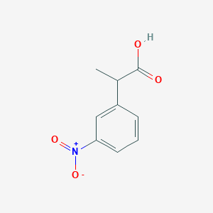 molecular formula C9H9NO4 B1313678 2-(3-硝基苯基)丙酸 CAS No. 21762-10-7