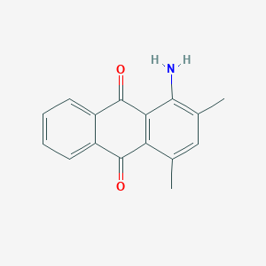 molecular formula C16H13NO2 B13136830 1-Amino-2,4-dimethylanthracene-9,10-dione CAS No. 344780-86-5