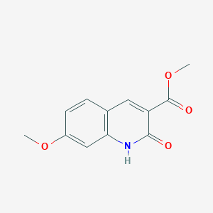 molecular formula C12H11NO4 B13136846 Methyl7-methoxy-2-oxo-1,2-dihydroquinoline-3-carboxylate 