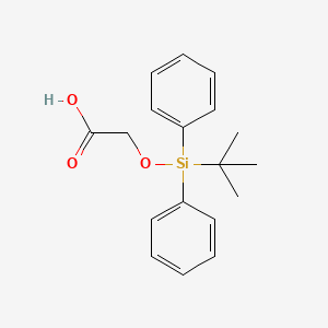 molecular formula C18H22O3Si B1313688 2-((叔丁基二苯甲硅烷基)氧基)乙酸 CAS No. 76271-74-4