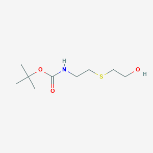 B1313692 tert-Butyl 2-(2-hydroxyethylthio)ethylcarbamate CAS No. 75937-17-6