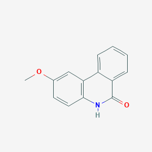 B131370 2-Methoxy-6(5H)-phenanthridinone CAS No. 38088-96-9