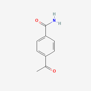 molecular formula C9H9NO2 B1313702 4-乙酰基苯甲酰胺 CAS No. 67014-02-2