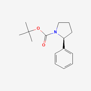 molecular formula C15H21NO2 B13137055 (S)-tert-Butyl 2-phenylpyrrolidine-1-carboxylate 