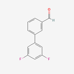 molecular formula C13H8F2O B1313709 3-(3,5-二氟苯基)苯甲醛 CAS No. 656306-74-0