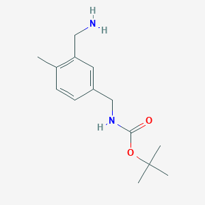 tert-Butyl3-(aminomethyl)-4-methylbenzylcarbamate