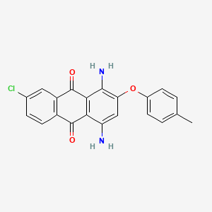 1,4-Diamino-7-chloro-2-(4-methylphenoxy)anthracene-9,10-dione