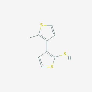 2'-Methyl-[3,3'-bithiophene]-2-thiol