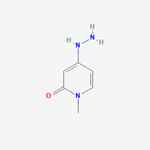 4-Hydrazinyl-1-methylpyridin-2(1H)-one