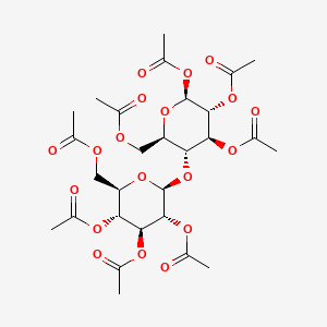 molecular formula C28H38O19 B1313717 D-纤维二糖八乙酸酯 CAS No. 5346-90-7