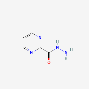 molecular formula C5H6N4O B1313719 嘧啶-2-甲酰肼 CAS No. 87362-28-5