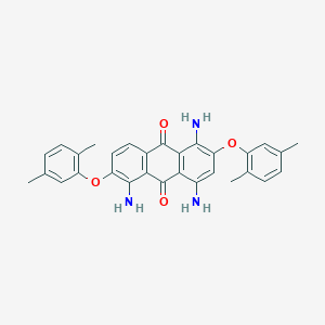 1,4,5-Triamino-2,6-bis(2,5-dimethylphenoxy)anthracene-9,10-dione